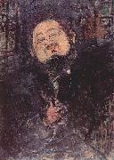 Amedeo Modigliani Portrat des Diego Rivera painting